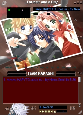 Team Kakashi 1 скин для WinAmp